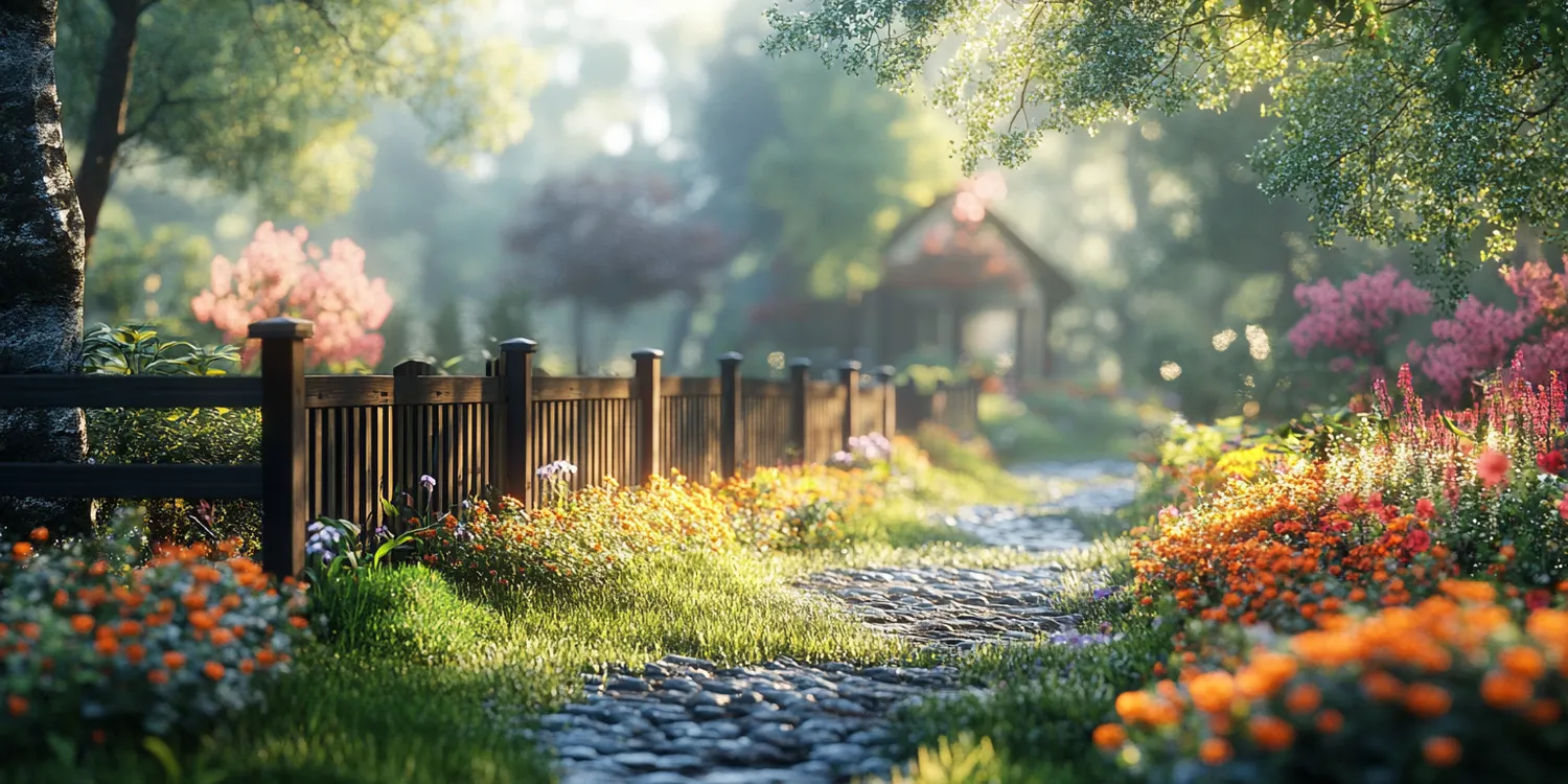 Jak optycznie poszerzyć długi wąski ogród?